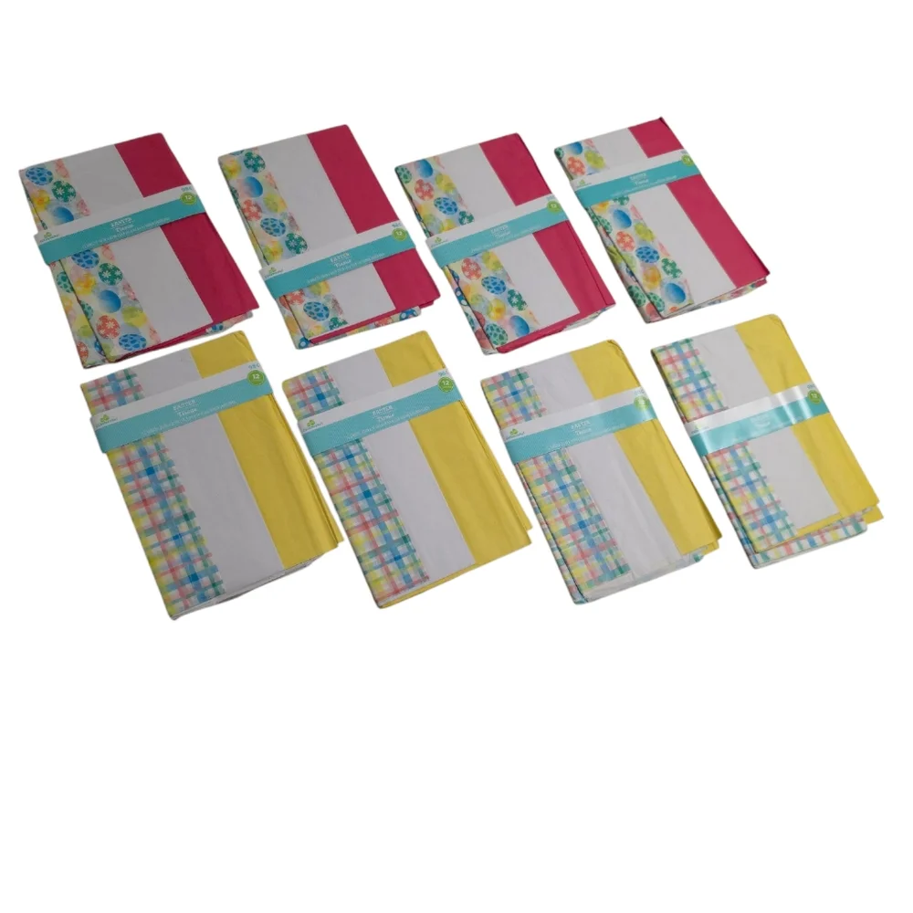 Easter Tissue Paper 6-Pack For Gift Bags Boxes 12 Sheets 20